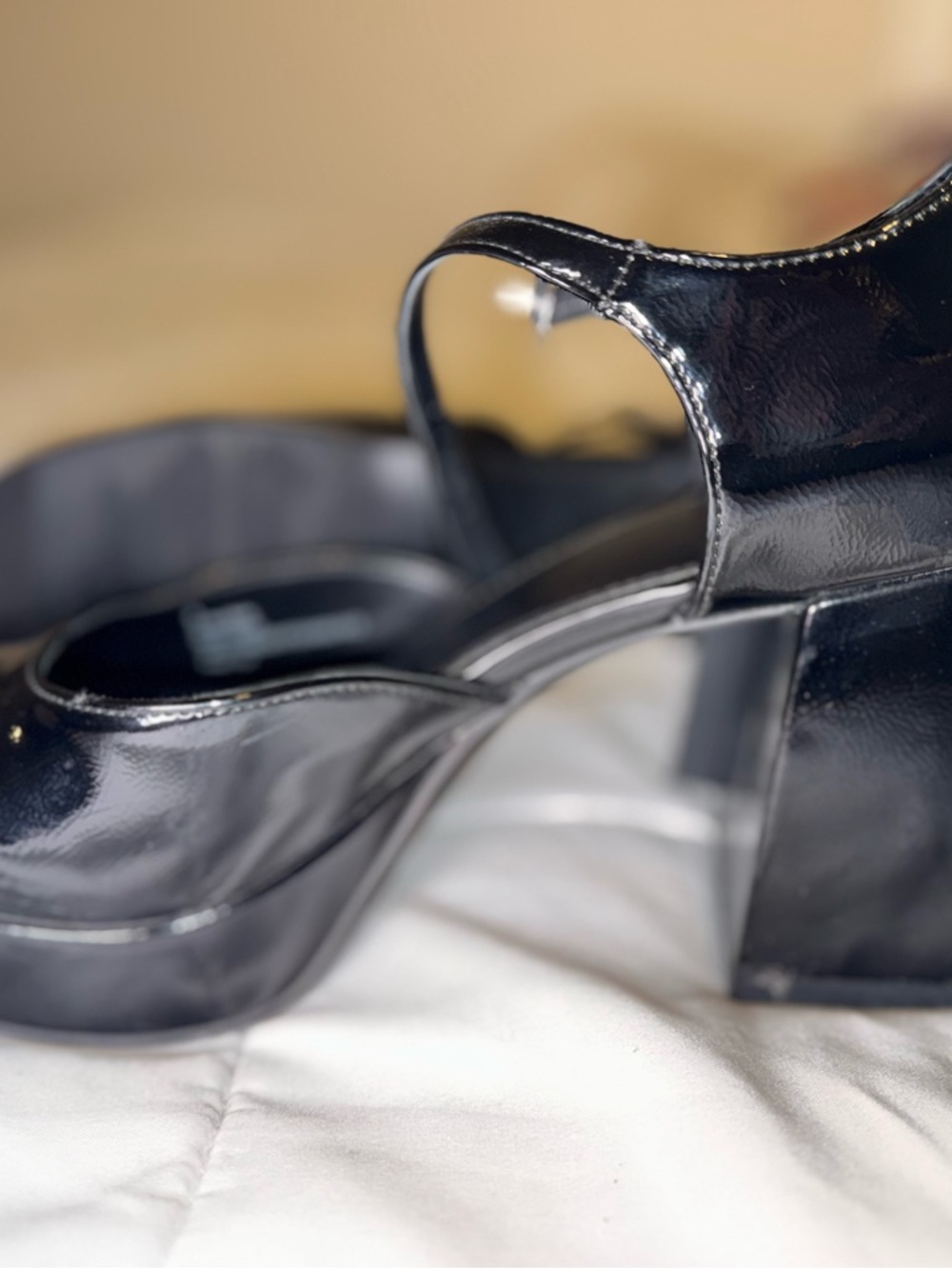 wild fable Black Patent Mary Jane Platform Block Heels - Picture 4 of 4
